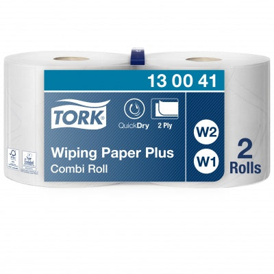 Popierinės šluostės rulonais Tork Advanced Performance 420 W1/W2, 2sl. (2 rulon.)