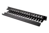 Digitus | 1U cable management cage detachable rear plate | DN-97617 | For installation on the 483 mm (19“) profile rails | Black