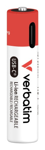 Verbatim 30250 USB-C Įkraunamos baterijos Li-ion AAA 500mAh (4 vnt pakuotėje)