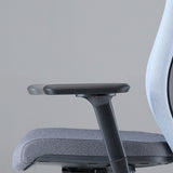 Up Up Athene ergonominė biuro kėdė Juoda, Pilkas + Mėlynas audinys