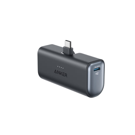 Anker Nano Power Bank Built-In with USB-C Connector | A1653H11 | 5000 mAh | Black