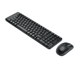 Logitech MK220 Combo Belaidė klaviatūra + pelė, US, Juoda