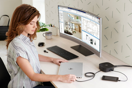 HP USB-C Dock G5 (5TW10AA) Jungčių stotelė, Juoda