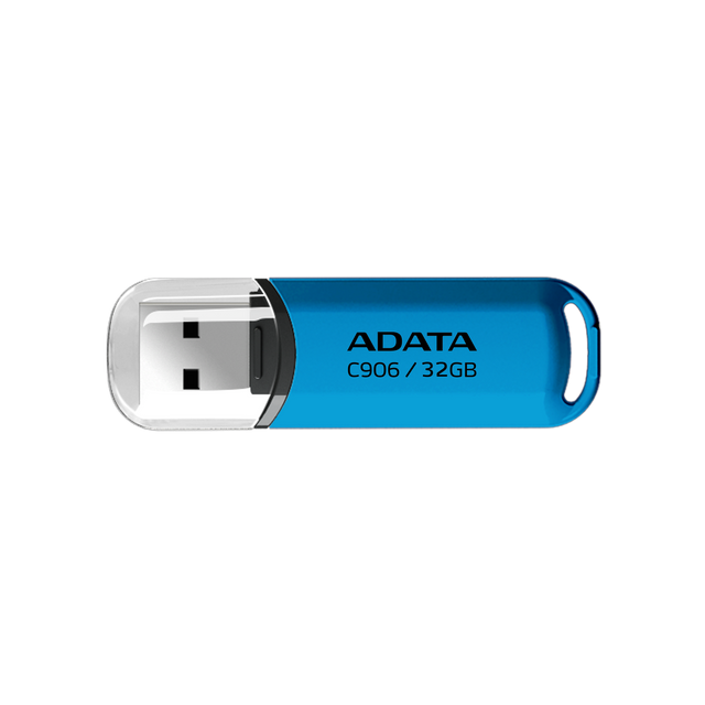 ADATA | USB Flash Drive | C906 | 32 GB | USB Type-A | Blue