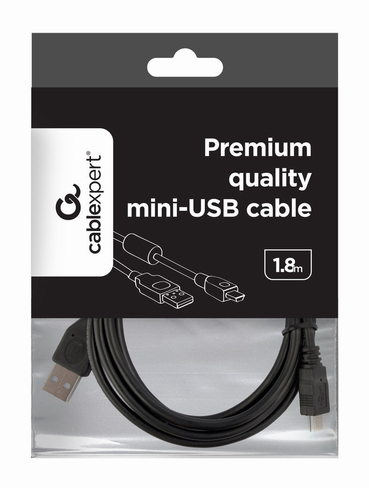 Cablexpert | Premium quality mini-USB cable CCF-USB2-AM5P-6