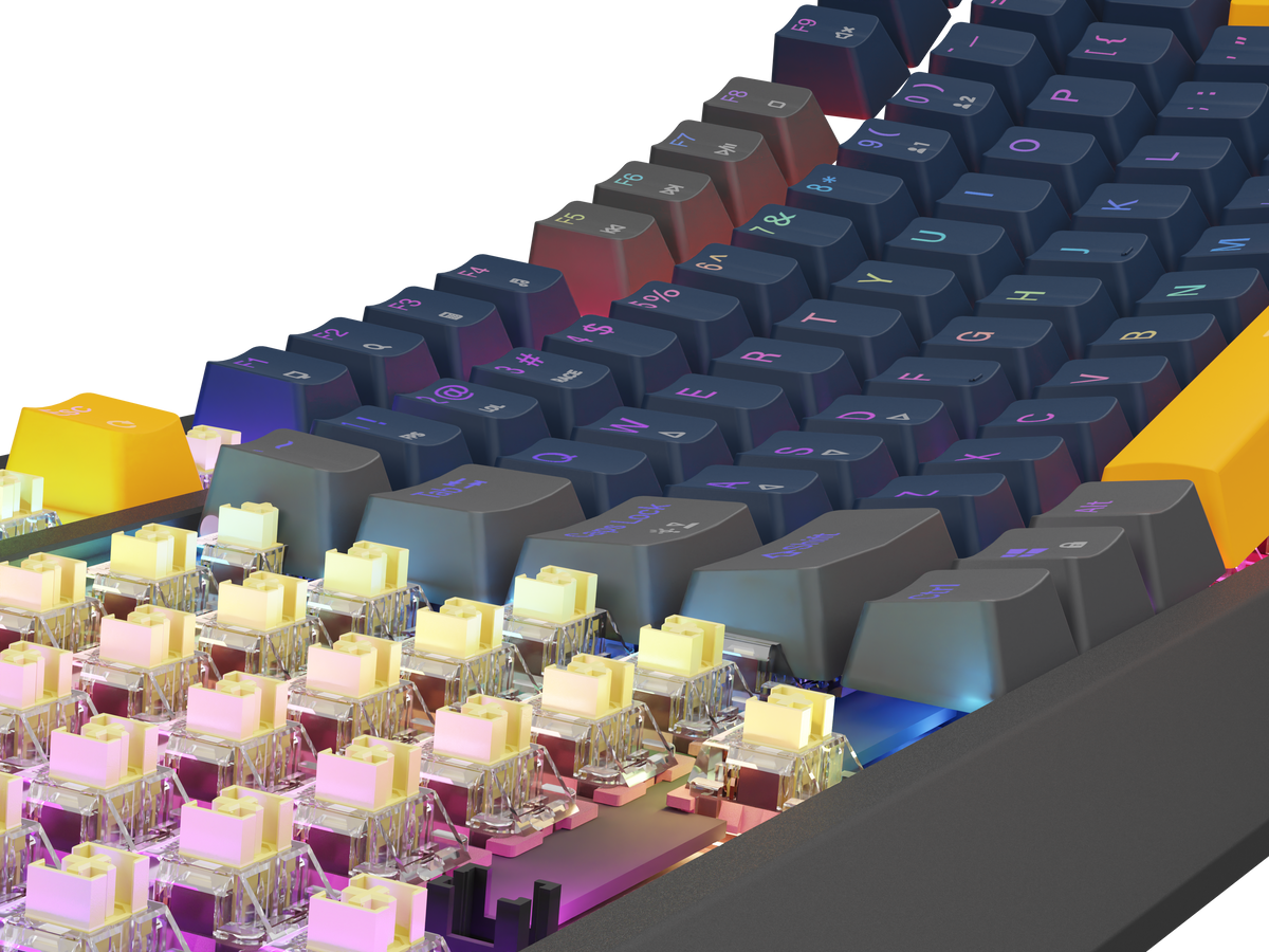 Genesis | THOR 230 | Mechanical Gaming Keyboard | Wired | US | Outemu Panda | Naval Blue Positive
