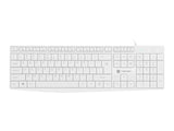 Natec | Keyboard | Nautilus NKL-1951 | Keyboard | Wired | US | White