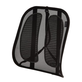 Fellowes | Office Suites mesh back support | Black | Depth 140 mm | Height 512 mm | Mesh textile | Width 439 mm