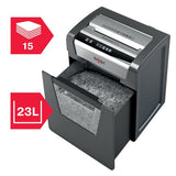 Rexel Momentum X415 Dokumentų naikiklis Cross shredding 4x40mm, P4, Grey/Black