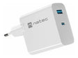 NATEC Charger Ribera GaN USB-A+USB-C 65W