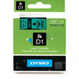 Dymo 45019 (S0720590) Juostelė 12mm x 7m, Black on Green