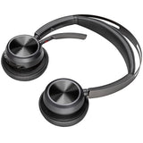 Poly Voyager Focus 2 Belaidės ausinės, Bluetooth, USB-C/A Adapter, Charging stand, Juoda