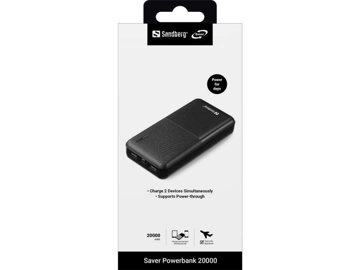 SANDBERG Saver Powerbank 20000