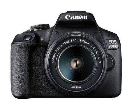 Canon | EOS | 2000D 18-55 IS II EU26 | SLR Camera Kit | Megapixel 24.1 MP | Image stabilizer | ISO sensitivity (max) 12800 | Display diagonal 3.0 " | Wi-Fi | Video recording | APS-C | Black