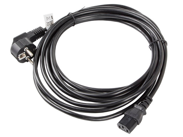 Lanberg | CEE 7/7 to IEC 320 C13 Power Cord | CA-C13C-11CC-0100-BK