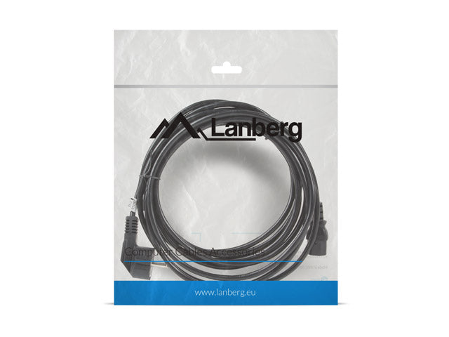 Lanberg | CEE 7/7 to IEC 320 C13 Power Cord | CA-C13C-11CC-0100-BK