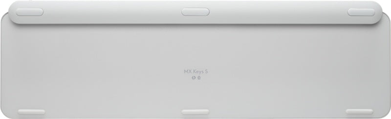 Logitech MX Keys S Belaidė klaviatūra, RF Wireless+Bluetooth, Illuminated, US Int, Pale Grey