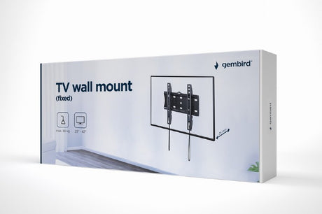Gembird | Wall mount | WM-42F-01 | Fixed | 23-42 " | Black