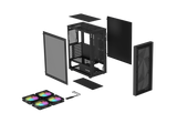 Genesis Gaming PC Case | Diaxid 605 ARGB | Midi Tower | Black