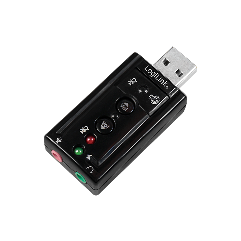 Logilink | USB Audio adapter, 7.1 sound effect