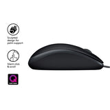 Logitech | Mouse | B110 Silent | Wired | USB | Black