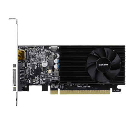 Gigabyte | GV-N1030D4-2GL 1.0 | NVIDIA | 2 GB | GeForce GT 1030 | DDR4 | DVI-D ports quantity 1 | HDMI ports quantity 1 | PCI Express 3.0 | Memory clock speed 2100 MHz | Processor frequency 1417 MHz