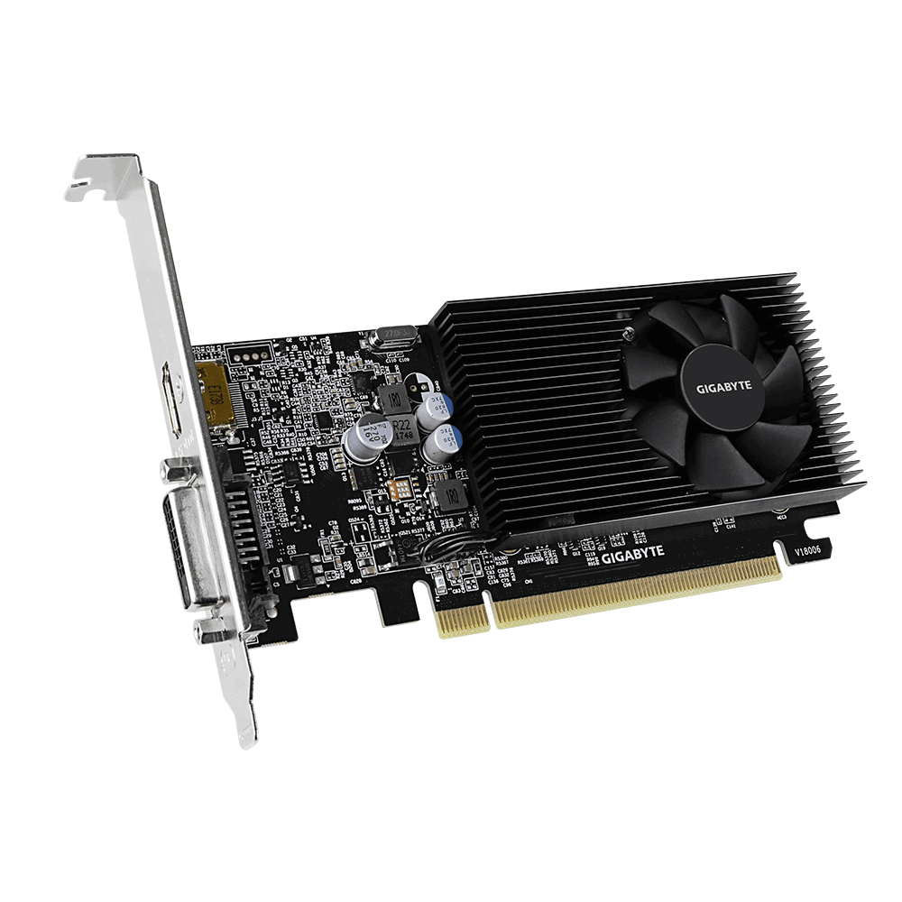 Gigabyte | GV-N1030D4-2GL 1.0 | NVIDIA | 2 GB | GeForce GT 1030 | DDR4 | DVI-D ports quantity 1 | HDMI ports quantity 1 | PCI Express 3.0 | Memory clock speed 2100 MHz | Processor frequency 1417 MHz