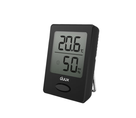 Duux | Sense | Black | LCD display | Hygrometer + Thermometer