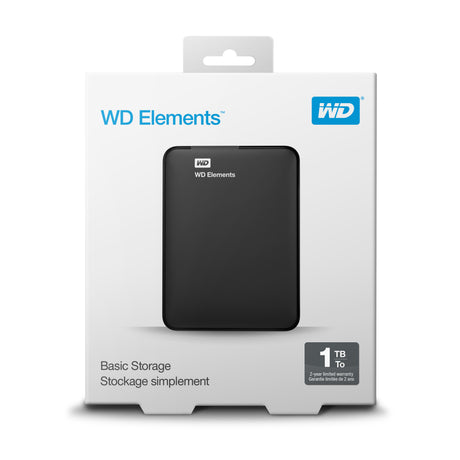 WD Elements ext portable HDD USB3.0 1TB