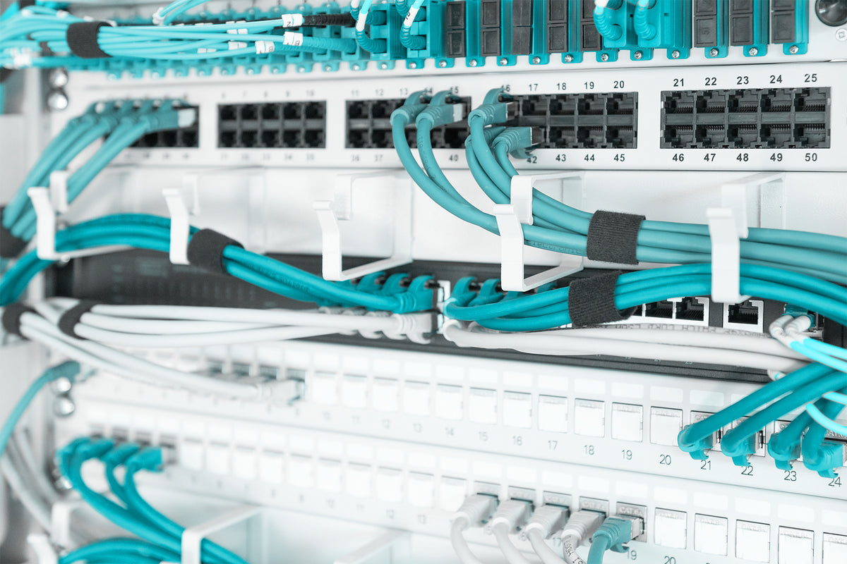 Digitus | Cable Management Panel with Cable Rings for 483 mm (19") Cabinets, 1U | DN-97601 | Grey