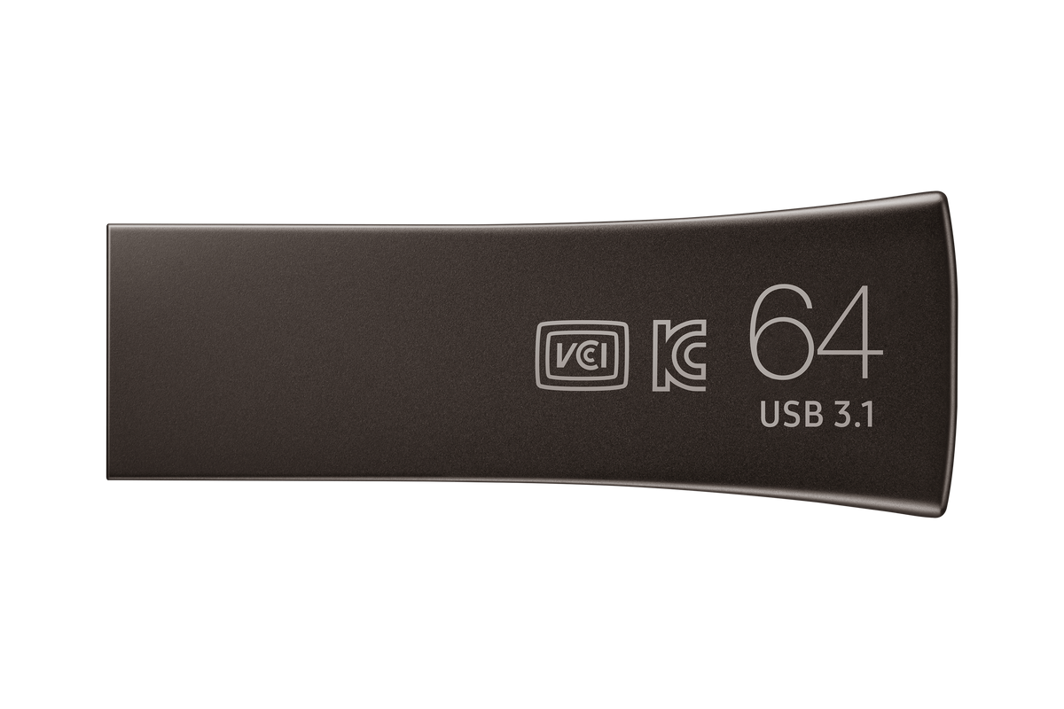 Samsung | BAR Plus | MUF-64BE4/APC | 64 GB | USB Type-A | Grey