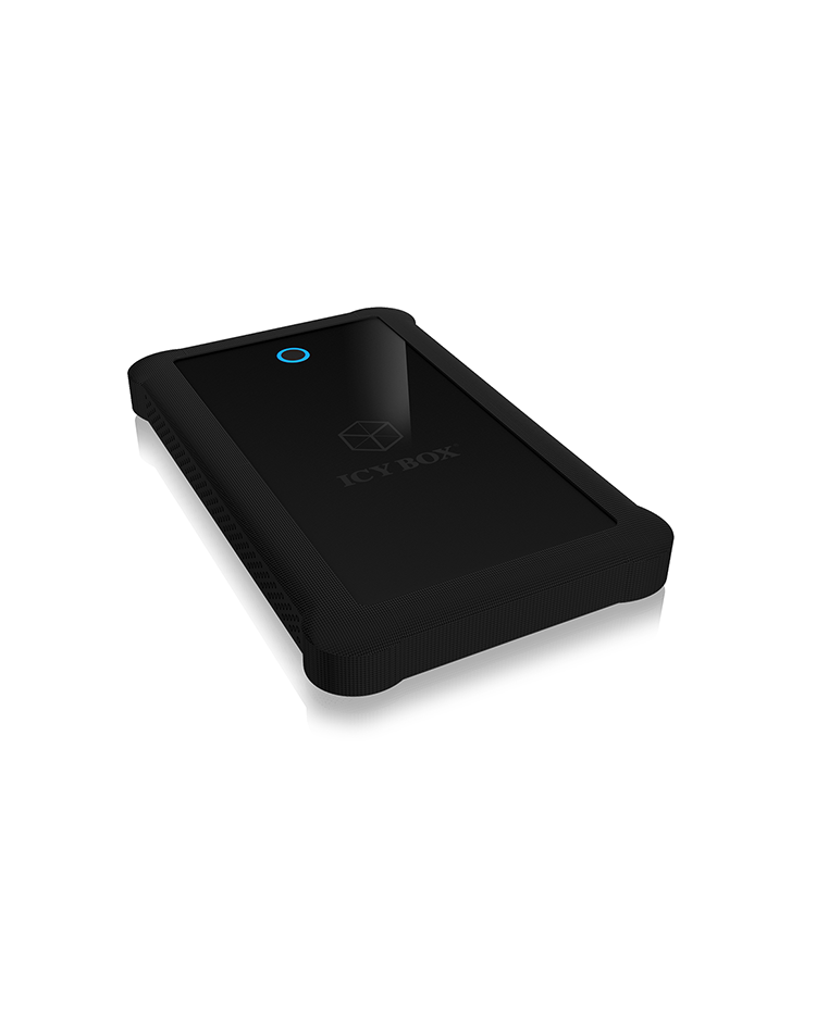 Raidsonic | ICY BOX | IB-233U3-B External enclosure for 2.5" SATA HDD/SSD with USB 3.0 interface and silicone protection sleeve | SATA I, II, III | USB 3.0 | 2.5"