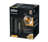 Braun | Kettle | WK3100BK PurEase | Standard | 2200 W | 1.7 L | Plastic | 360° rotational base | Black