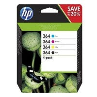 HP 364 4-Pack (N9J73AE) Rašalinių kasečių komplektas, C/M/Y/BK