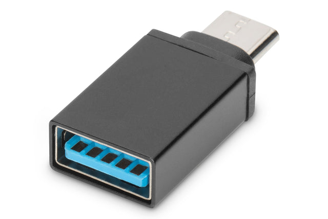 Digitus | USB Type-C adapter, type C to A M/F, 3A, 5GB, 3.0 Version | AK-300506-000-S | Plug USB C | Jack USB A