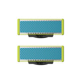 Philips | Replaceable blade (2 pcs) | QP225/50 OneBlade | Black/Green