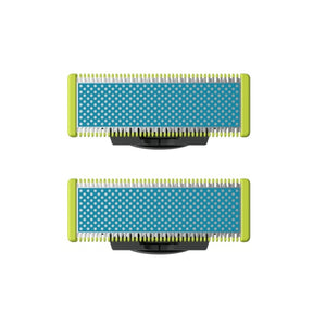Philips | Replaceable blade (2 pcs) | QP225/50 OneBlade | Black/Green