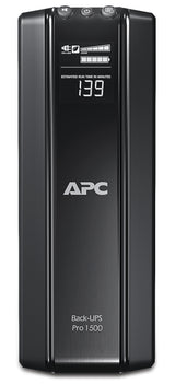 Schneider Electric APC Back-UPS Pro, Tower, 10x IEC C13 outlets, AVR, LCD, user-replaceable battery | BR1500GI | 1500 VA | 865 W | 230 V