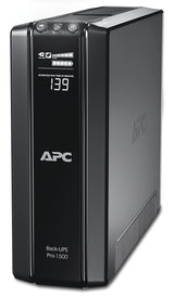 Schneider Electric APC Back-UPS Pro, Tower, 10x IEC C13 outlets, AVR, LCD, user-replaceable battery | BR1500GI | 1500 VA | 865 W | 230 V