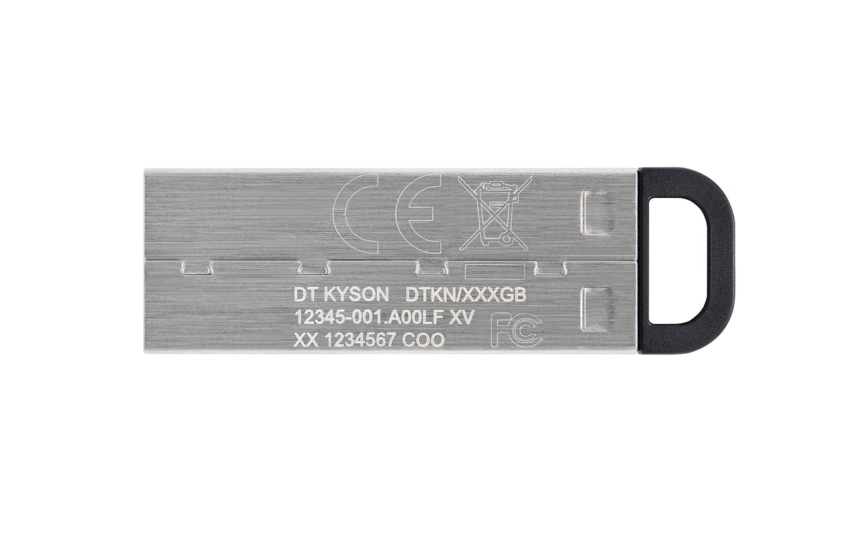 Kingston | USB Flash Drive | DataTraveler Kyson | 128 GB | USB Type-A | Black/Grey