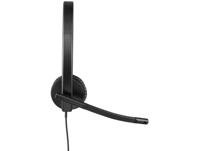 Logitech H570e Mono UC Laidinės ausinės USB-A, Juoda
