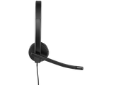 Logitech H570e Mono UC Laidinės ausinės USB-A, Juoda