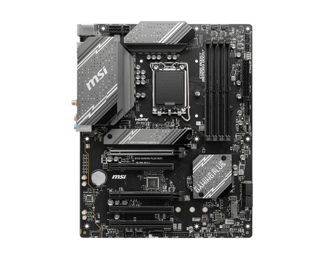 MSI | B760 GAMING PLUS WIFI | Processor family Intel | Processor socket  LGA1700 | DDR5 | Memory slots 4 | Supported hard disk drive interfaces SATA, M.2 | Number of SATA connectors 4 | Chipset Intel B760 | ATX