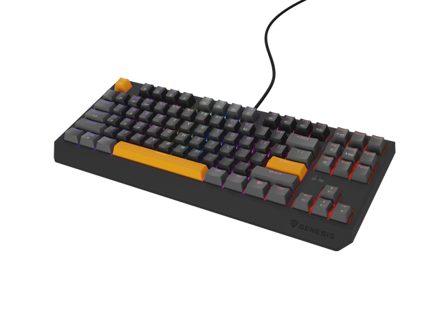 Genesis | THOR 230 | Mechanical Gaming Keyboard | Wired | US | Outemu Red | Anchor Gray Positive