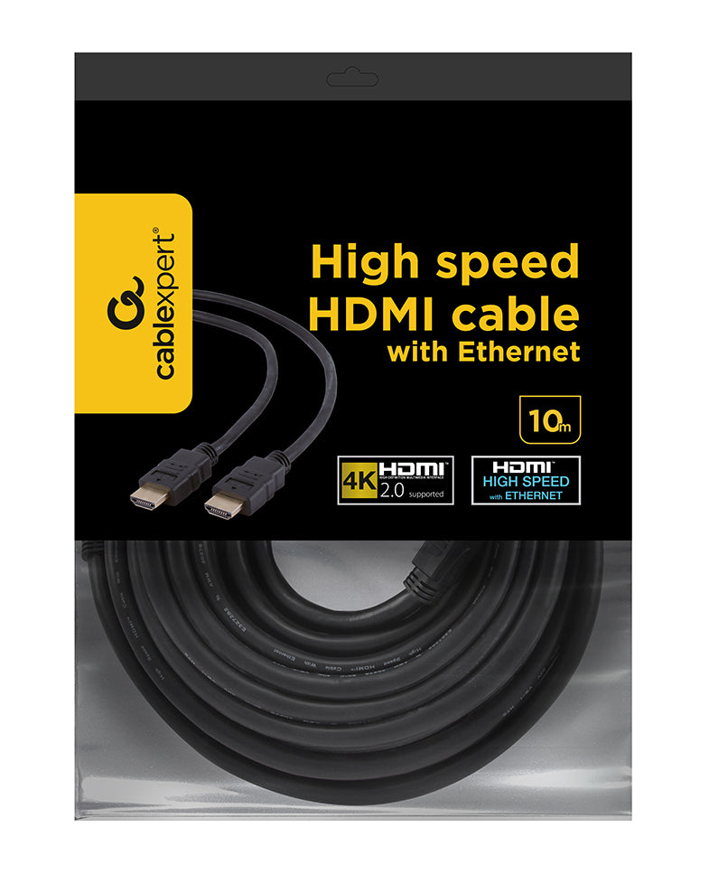 Cablexpert HDMI High speed male-male cable, 10 m, bulk package | Cablexpert