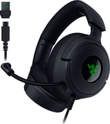 Razer Kraken V4 X Laidinės žaidimų ausinės, Juoda