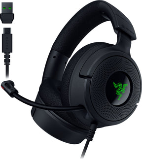 Razer Kraken V4 X Laidinės žaidimų ausinės, Juoda