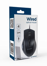 Gembird | Mouse | MUS-4B-02 | Standard | USB | Wired | Black