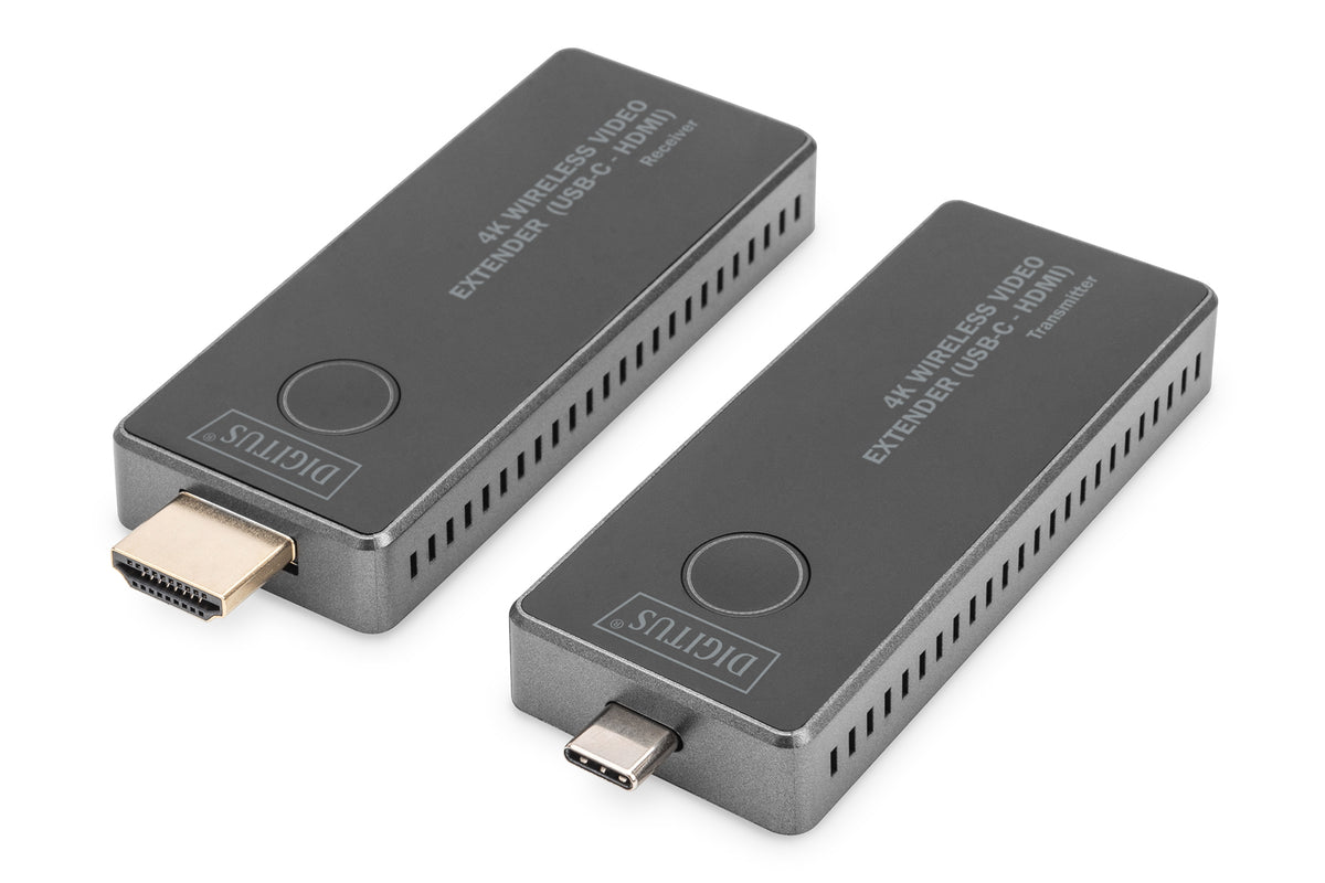 Digitus | 4K Wireless Video Extender, 30 m (USB-C - HDMI) | DS-55324 | Black/Silver