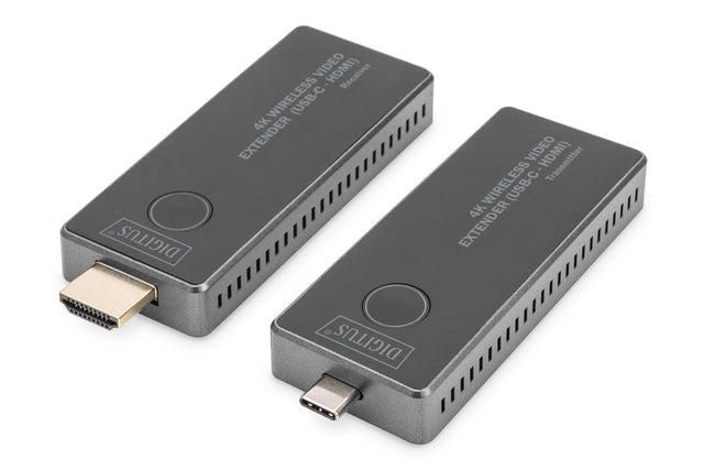Digitus | 4K Wireless Video Extender, 30 m (USB-C - HDMI) | DS-55324 | Black/Silver